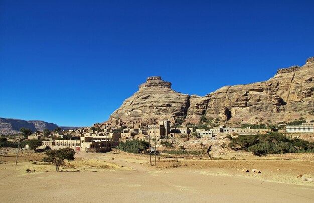 Thula village in mountains Yemen