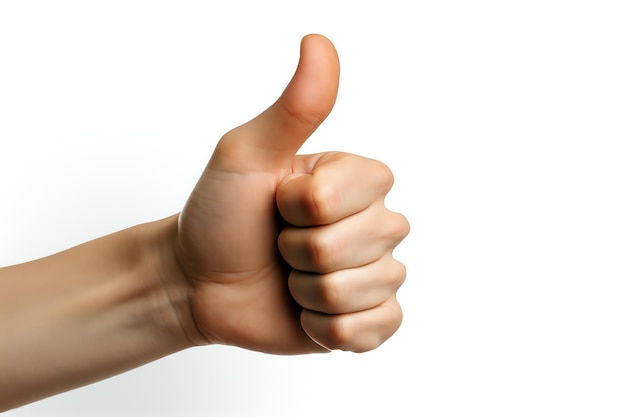 thumbs up AI generated image