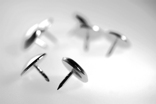 Thumbtack black and white