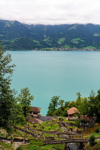 Thun Lake met Interlaken City