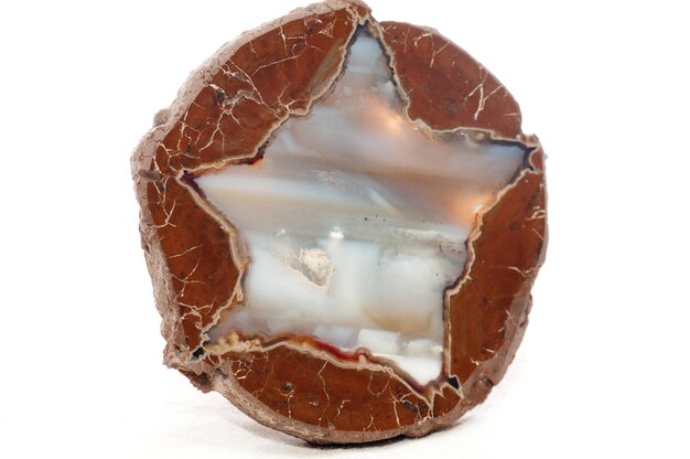 Photo thunder egg agate mineral