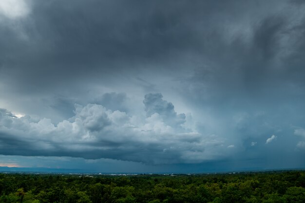 thunder storm sky Rain clouds