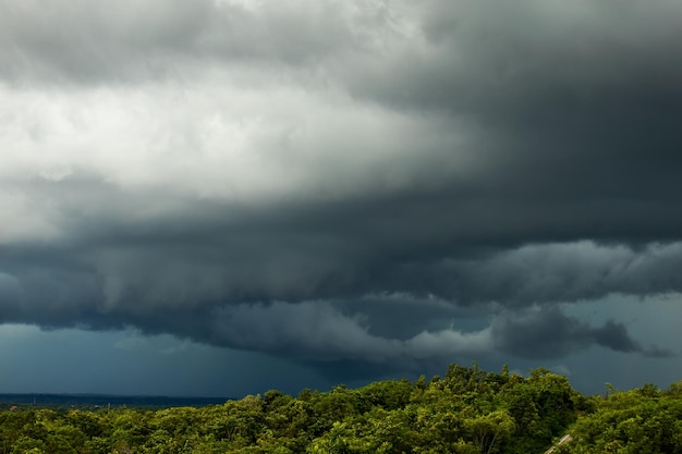 Thunder storm sky Rain clouds