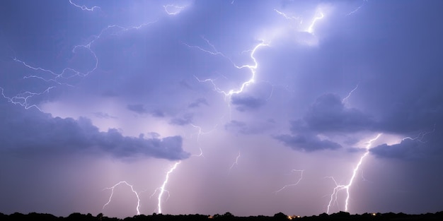 Thunderstorm clouds