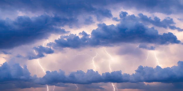 Thunderstorm clouds