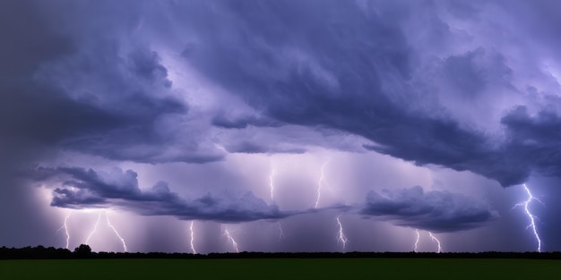 Thunderstorm clouds