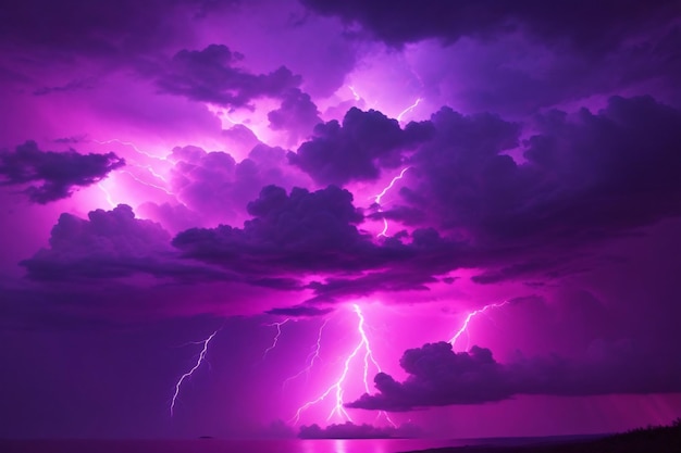 폭풍우 하늘 분홍색 폭풍우 배경 핑크 폭풍우 벽지 핑크 은 하늘 배경 비가 오는 하늘 폭풍우 구름 Ai Generative