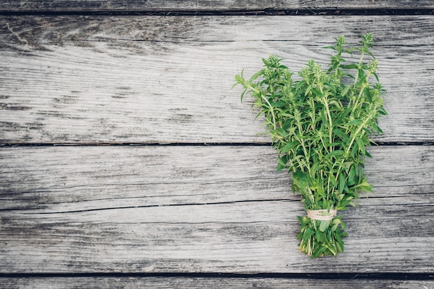 Photo thyme bunch