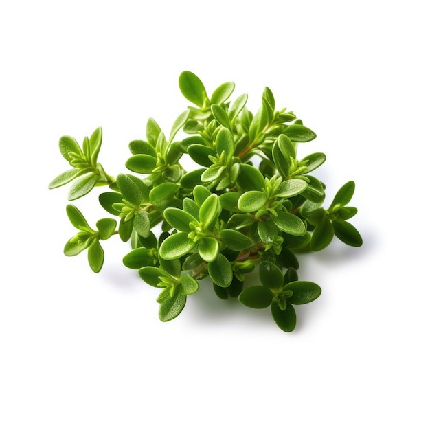 Thyme isolated on white background generative AI