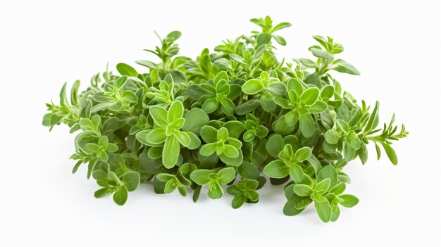 Thyme isolated on white background