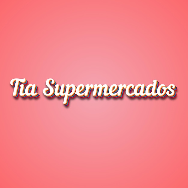 Tia Supermercados Text Effect Photo Image Cool