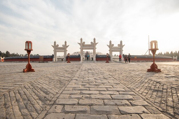 Tiantan park in Beijing, China