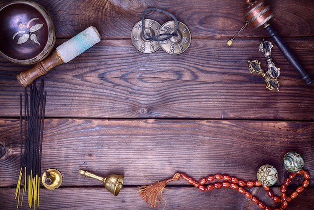 Tibetan musical instruments for meditation 