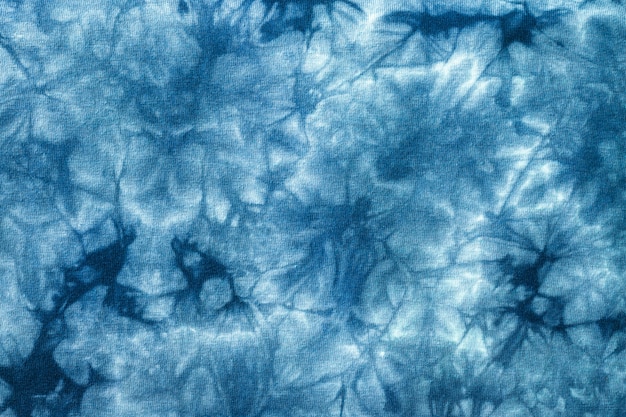 Tie dye pattern with abstract blue.