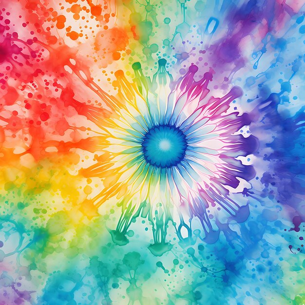 Tie Dye Watercolor