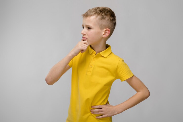 Tiener in T-shirt