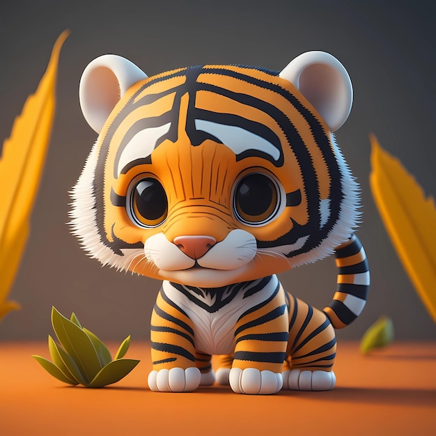 Photo tiger 3d