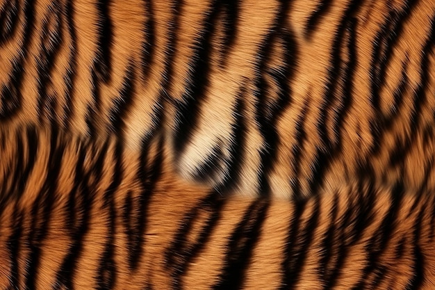 Tiger animal fur perfect seamless repeating pattern Generative ai