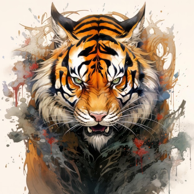 Tiger catalogue of powerful and beautiful moments for animal lover
