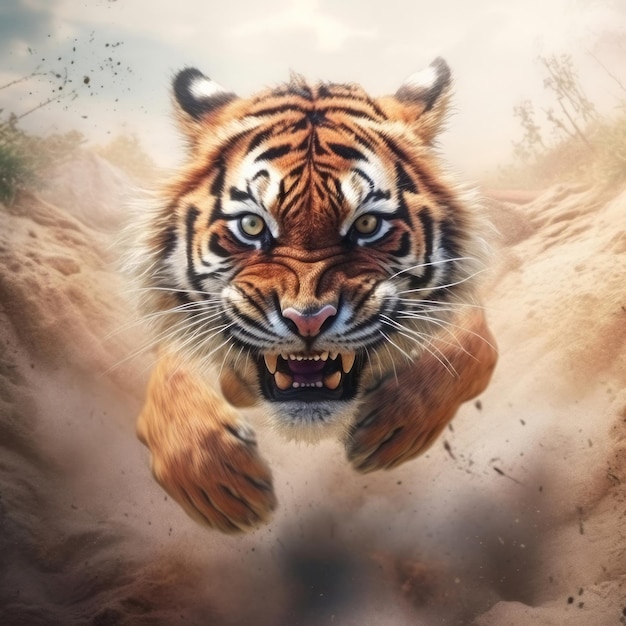 Tiger catalogue of powerful and beautiful moments for animal lover