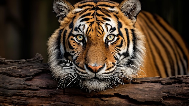 Tiger close-up portret safari opname Bengale tijger