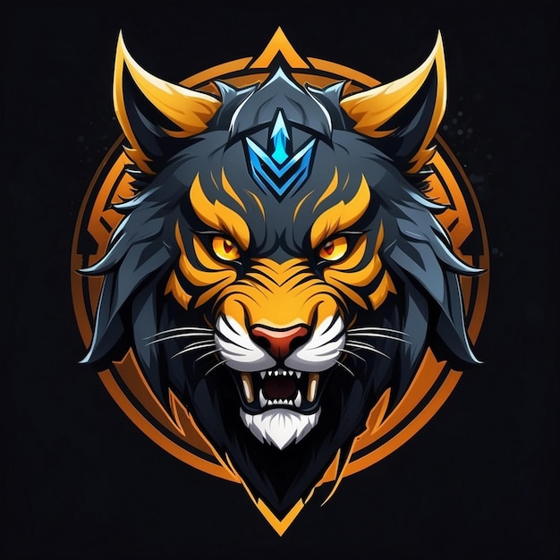 tiger face logo design tiger esport logo tiger vector illustratie tiger logo vector