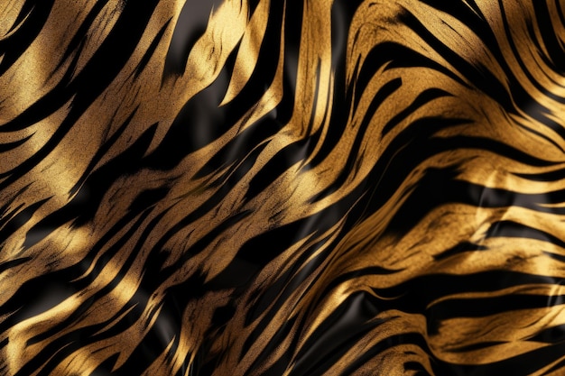 Tiger fur background nature Generate Ai