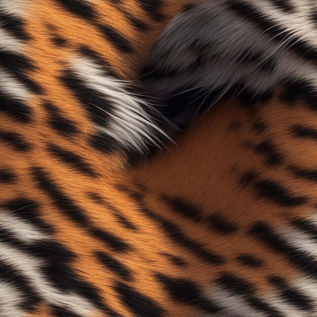 Photo tiger fur textues