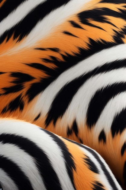 Photo tiger fur textues