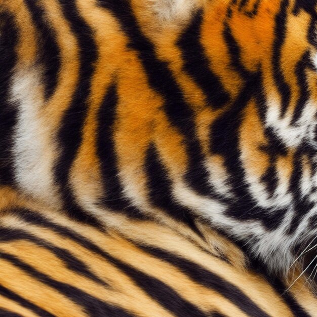Foto tessuti di pelliccia di tigre