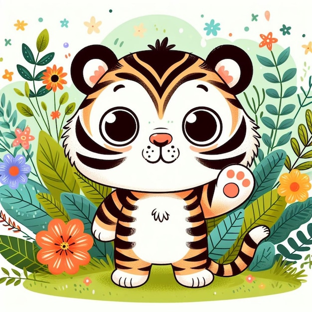 иллюстрация тигра