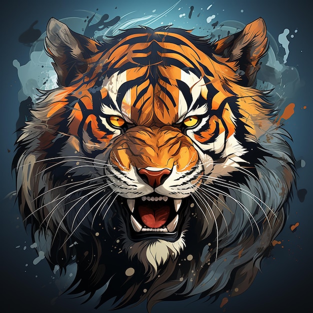 Tiger logo illustration