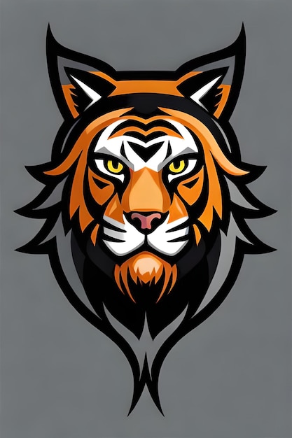 Tiger mascot logo Gaming logo