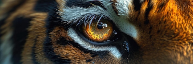 Tiger oog en bont textuur CloseUp Diepe amber en ingewikkelde snorharen