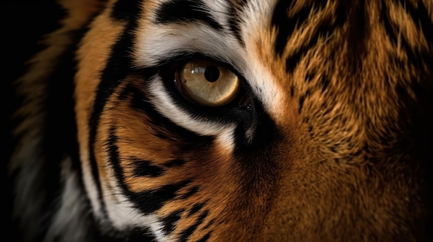 портрет тигра лицо тигра
