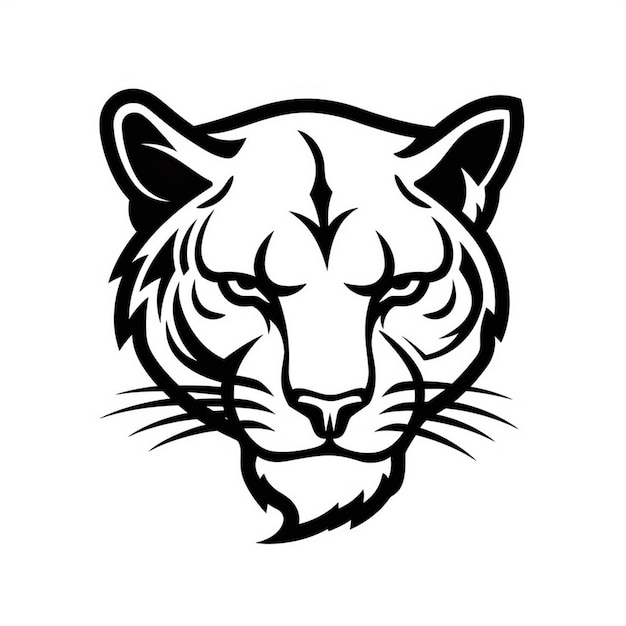 Foto tiger vector logo ontwerp