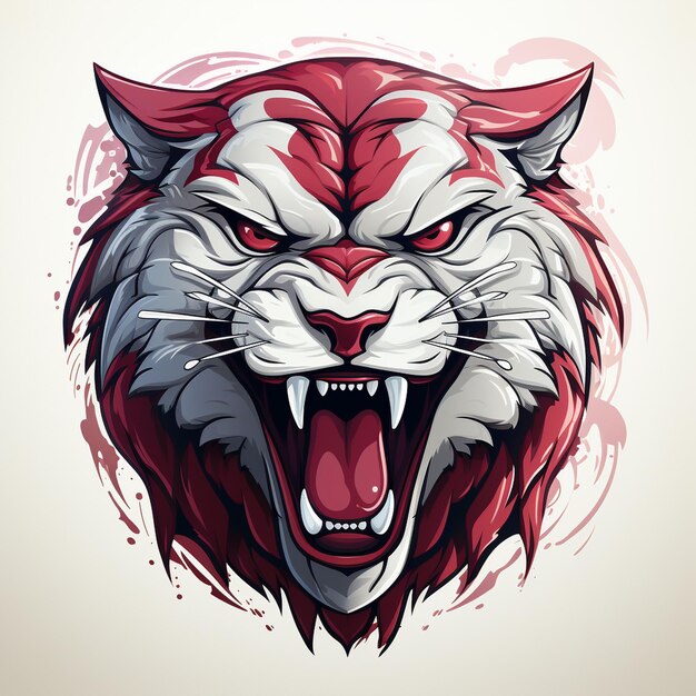 Tiger Vector White Background