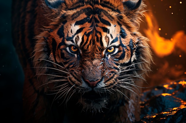 Tiger in the watergenerative ai