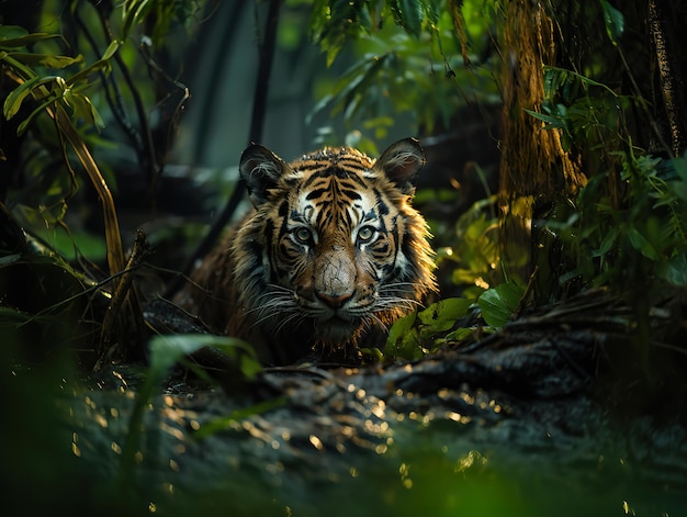 Tiger in the wild Generative AI