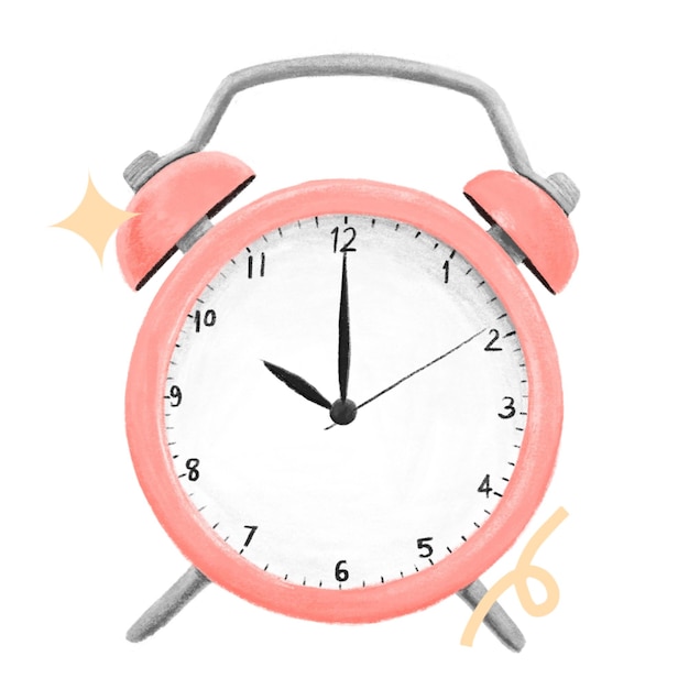 Tijdbeheer png esthetische illustratie doorzichtige achtergrond