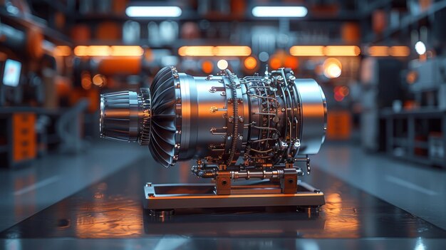 Foto tijdens het onderhoud wordt de gasturbine-motor uitgeschakeld wanneer het vliegtuig op de luchthaven is geparkeerd. de monteur en de technicus repareren de hydrauliek en inspecteren de systemen van de elektriciteitscentrale.