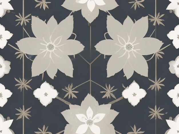 Tijdloos Columbine Grunge Texture Design Oude geometrische accenten Vintage charme Floral elegantie