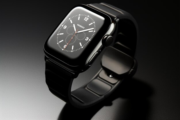 Tijdloze afbeelding, monochrome foto legt de essentie van Apple Watch vast