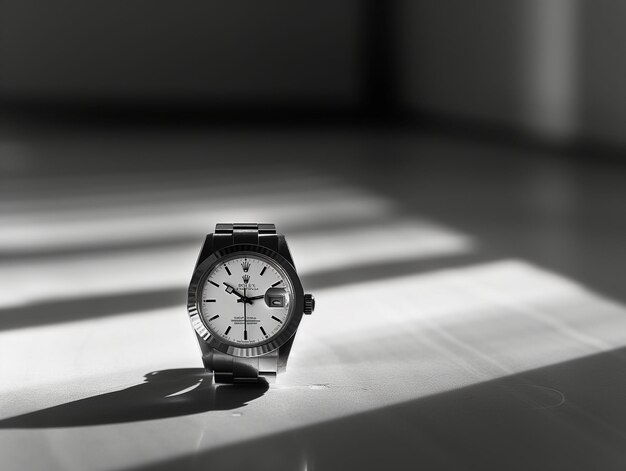 Foto tijdloze horloge op tafel