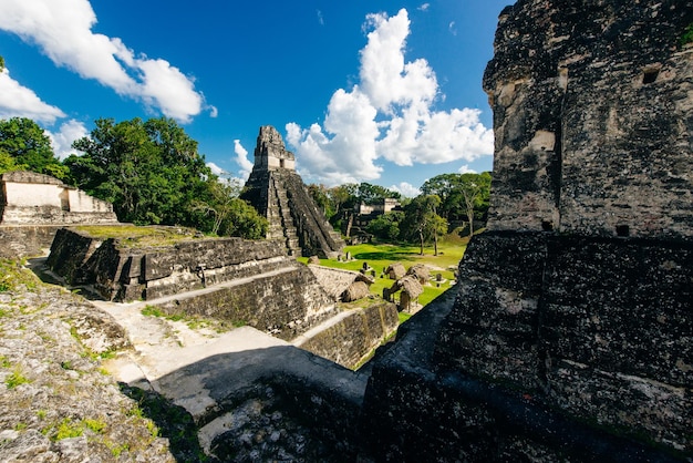 TIKAL GUATEMALA Piramides gelegen in El Peten departement Tikal National Park