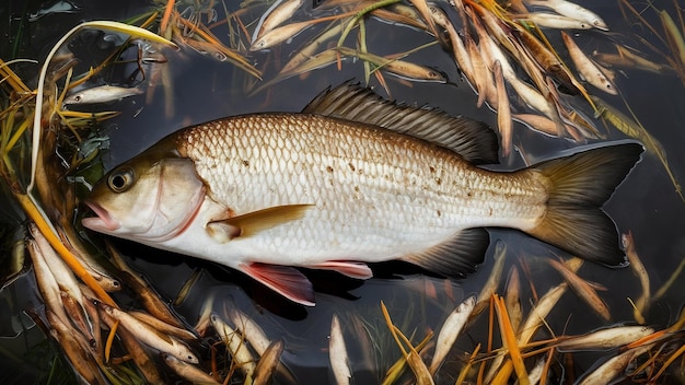 Tilapia in isolated tilapia nilotica freshwater fish oreochromis niloticus nile tilapia