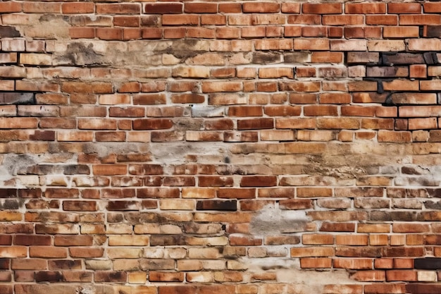 タイル レンガの壁のテクスチャのシームレスなパターンの繰り返し可能
