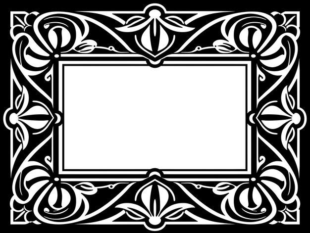 Photo tile pattern deco art art nouveau inspired pattern vintage frame style sc creative collection idea