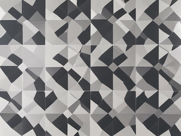 Foto tile penrose tegel patroon geometrische vormen zwart wit en grijs afbeelding downloaden