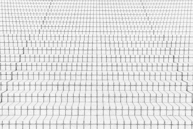 tile stairs in black and white tone